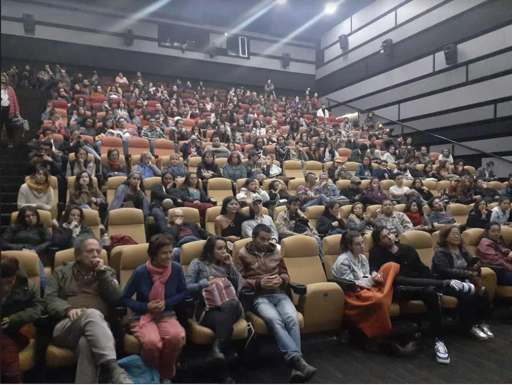 Proyección La Sinfónica de Los Andes en la Cinemateca de Bogotá (2019). Foto: archivo Distrito Pacífico.